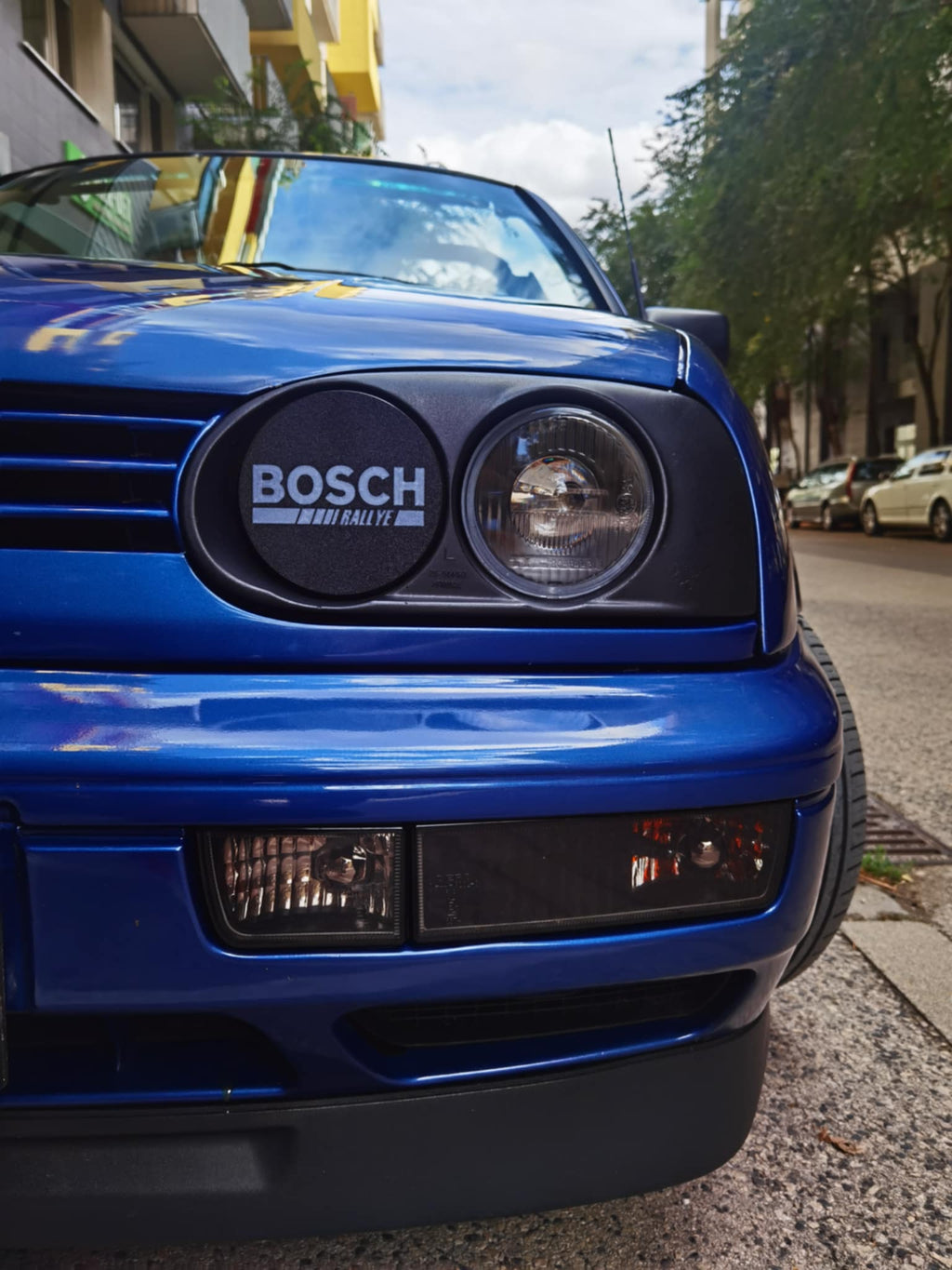 Volkswagen Golf 3 Bosch Rallye lámpabúra takaró