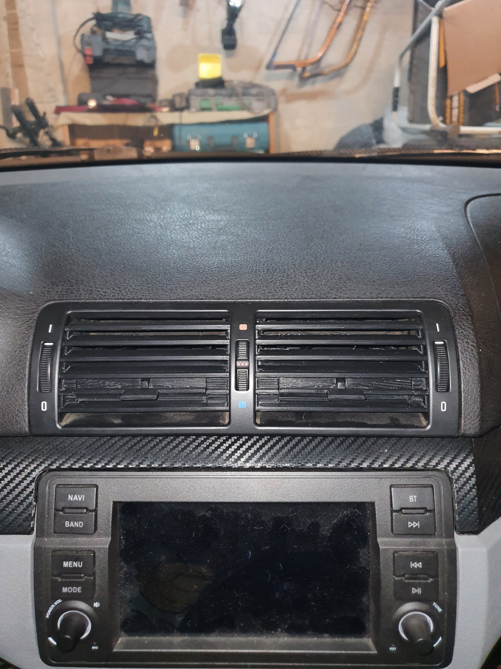 BMW E46 pohártartó szellőző rácsba