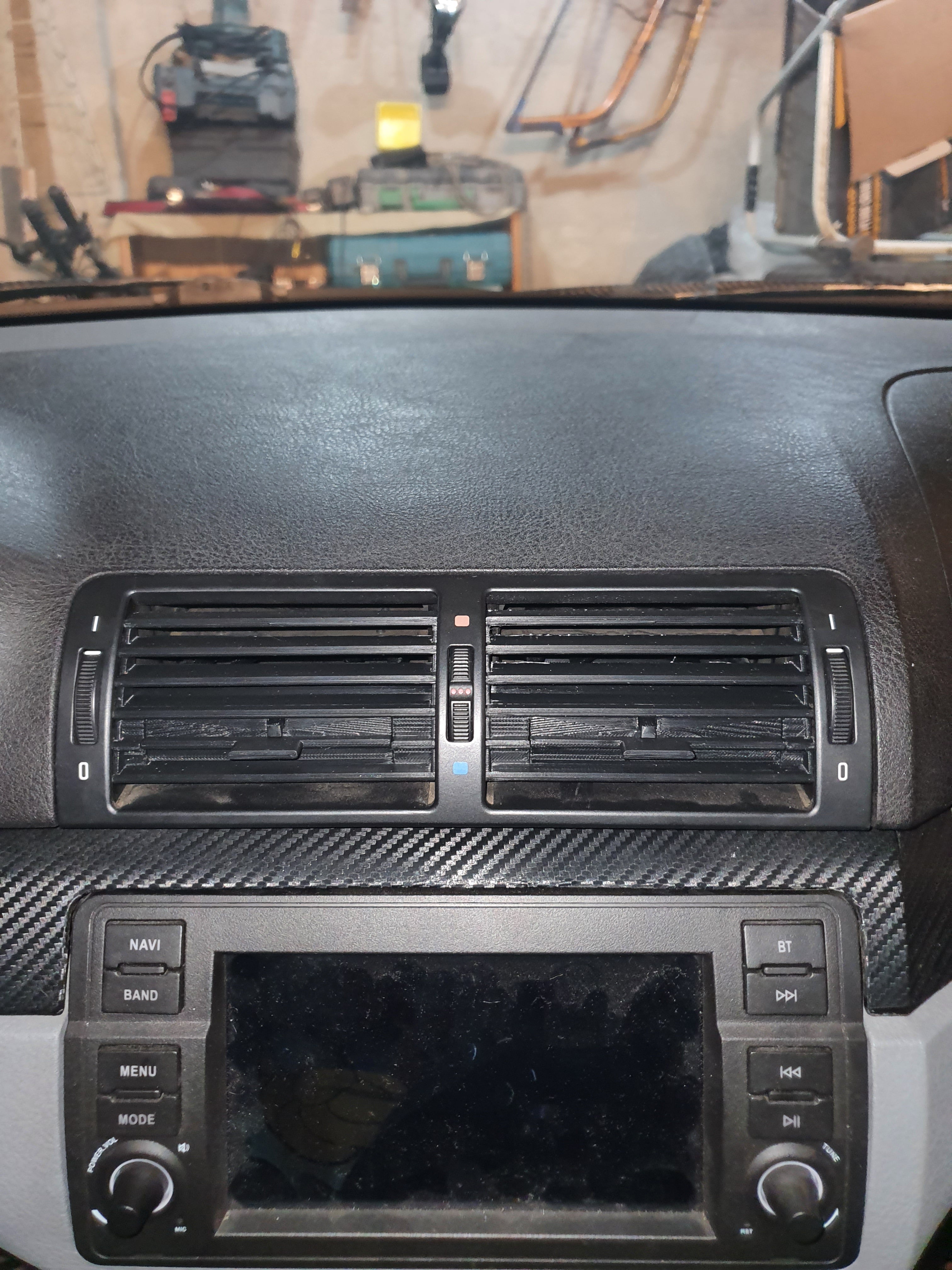 BMW E46 pohártartó szellőző rácsba