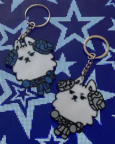 TXT Awake ppulbatu kulcstartó