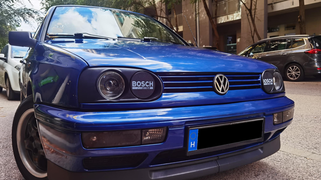 Volkswagen Golf 3 Bosch Rallye lámpabúra takaró