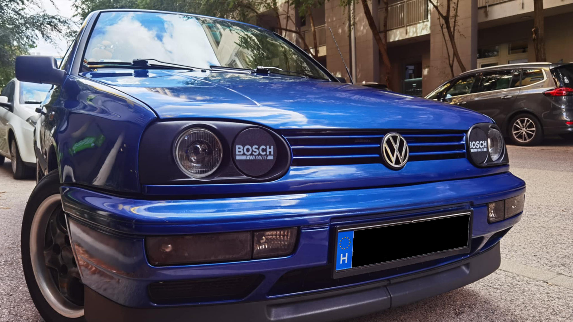 Volkswagen Golf 3 Bosch Rallye lámpabúra takaró